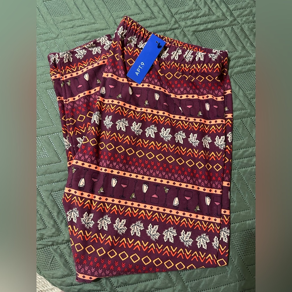 Fall time leggings/ PJ pants